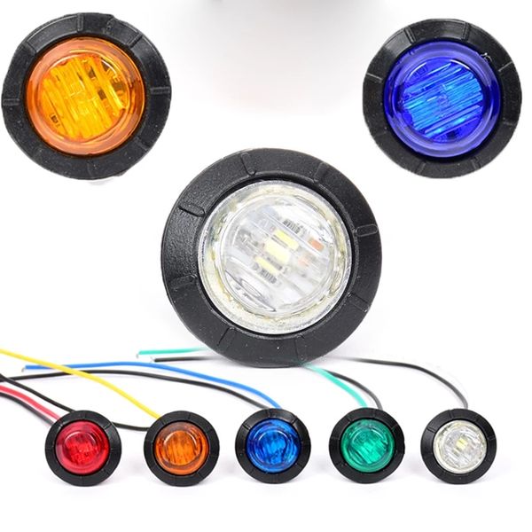 10x 3/4 inch round bulbs led front rear side marker indicators light waterproof bullet clearance 12v for car truck
10x 3/4 inch round bulbs led front rear side marker indicators light waterproof bullet clearance 12v for car truck