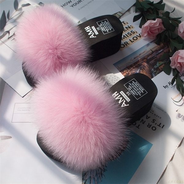 slippers fashion summer wedge women fur fluffy real slides soft platform shoes home woman ry flip flops 220928, Black
slippers fashion summer wedge women fur fluffy real slides soft platform shoes home woman ry flip flops 220928, Black