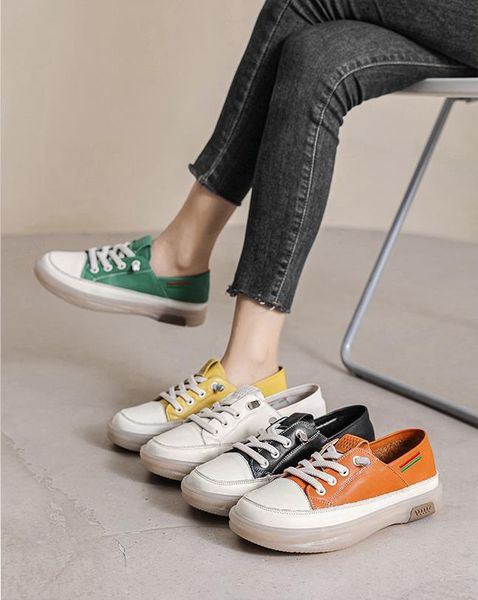 flat sneakers single shoe first layer cow leather multicolor summer shallow mouth soft sole surface casual footwear women 2022 new style lig
flat sneakers single shoe first layer cow leather multicolor summer shallow mouth soft sole surface casual footwear women 2022 new style lig