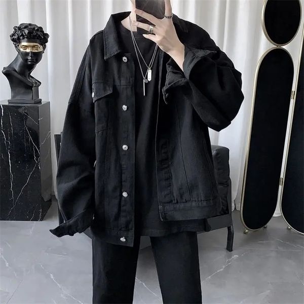 mens jackets godlikeu spring autumn long sleeve black oversized harajuku denim jeans jacket men clothing fashion korean 220928, Black;brown
mens jackets godlikeu spring autumn long sleeve black oversized harajuku denim jeans jacket men clothing fashion korean 220928, Black;brown