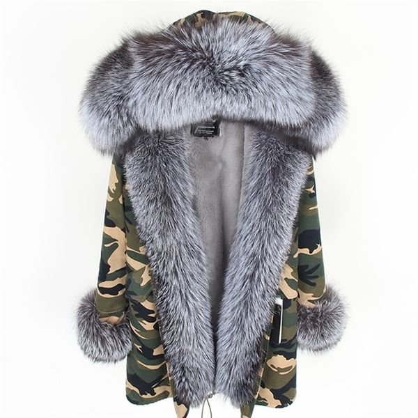 women s fur faux natural real fur ladies coat long silver collar women winter parka jacket 220926, Black
women s fur faux natural real fur ladies coat long silver collar women winter parka jacket 220926, Black