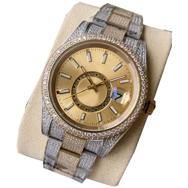 diamond watch mens 41mm automatic mechanical wristwatch montre de luxe stainless steel for men fashion wristwatches waterproof various digit, Slivery;golden
diamond watch mens 41mm automatic mechanical wristwatch montre de luxe stainless steel for men fashion wristwatches waterproof various digit, Slivery;golden