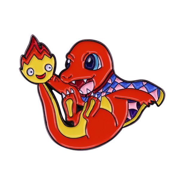 other fashion accessories fire element calcifer and dragon enamel brooch pin jacket lapel metal pins brooches badges exquisite jewelry acces, Silver
other fashion accessories fire element calcifer and dragon enamel brooch pin jacket lapel metal pins brooches badges exquisite jewelry acces, Silver