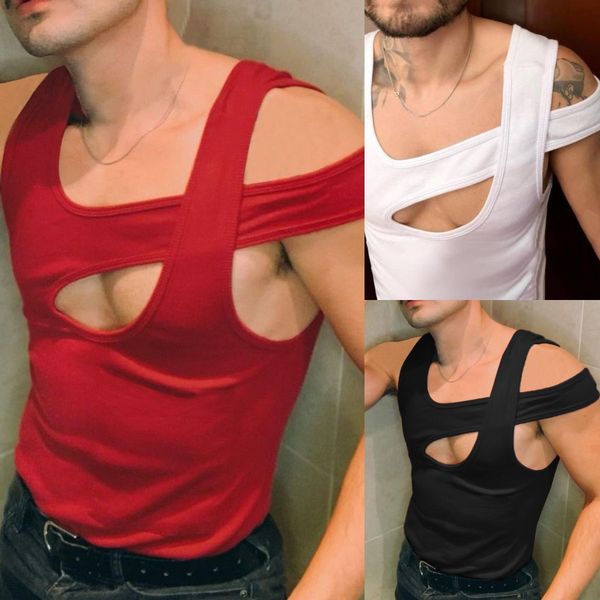 men's t shirts black long sleeved shirts for men summer shirt solid irregular sleeveless vest hollow out, White;black
men's t shirts black long sleeved shirts for men summer shirt solid irregular sleeveless vest hollow out, White;black