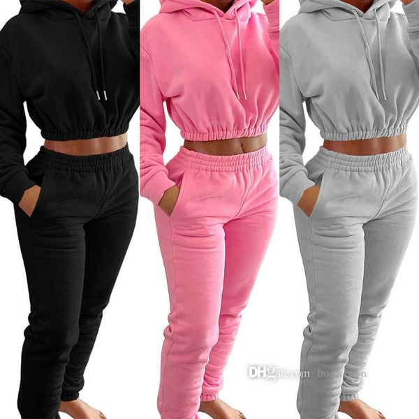 women plush tracksuits 2022 winter warm sweatsuits hooded crop jogging suit sweatpants hoodie two piece sports set, Gray
women plush tracksuits 2022 winter warm sweatsuits hooded crop jogging suit sweatpants hoodie two piece sports set, Gray