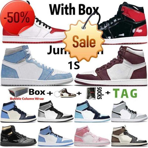 2022 with box jumpman 1 og 1s mens basketball shoes bordeaux heritage bred patent hyper royal university blue lucky green men sports
2022 with box jumpman 1 og 1s mens basketball shoes bordeaux heritage bred patent hyper royal university blue lucky green men sports