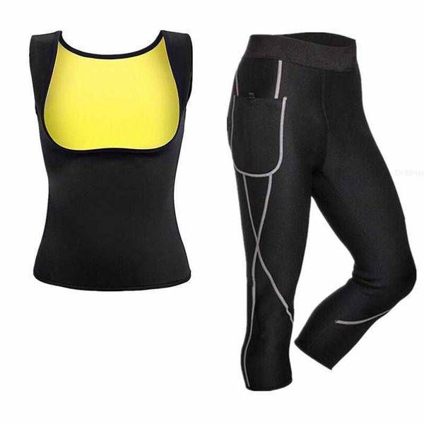 new thermal underwear sets womens fitness sauna shapers clothes long johns thermal tights winter neoprene compression suits lj201008, Black;pink
new thermal underwear sets womens fitness sauna shapers clothes long johns thermal tights winter neoprene compression suits lj201008, Black;pink
