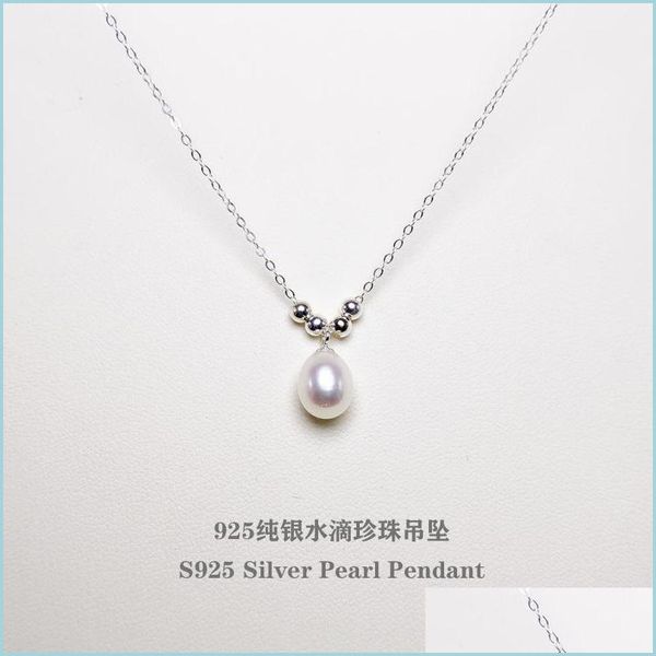 pendant necklaces 100% pearl pendant water drops necklace for women s925 sier handmade fashion jewelry girlfriend gift drop delivery dhhp0, Silver
pendant necklaces 100% pearl pendant water drops necklace for women s925 sier handmade fashion jewelry girlfriend gift drop delivery dhhp0, Silver