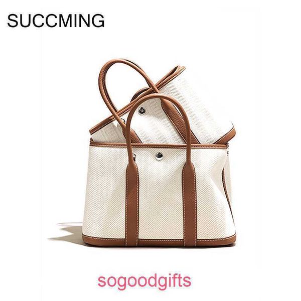 garden party bags women crossbody herme designer tote handbags large capacity canvas garden bag splicing contrast leather l
garden party bags women crossbody herme designer tote handbags large capacity canvas garden bag splicing contrast leather l