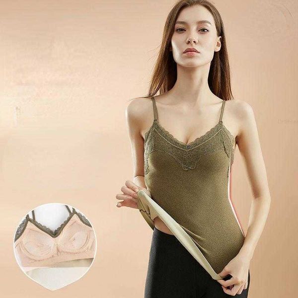 camisoles tanks women 2021 winter fashion bra thermal underwear female lace basic warm ladies slim body shaper tank e534, Black;pink
camisoles tanks women 2021 winter fashion bra thermal underwear female lace basic warm ladies slim body shaper tank e534, Black;pink