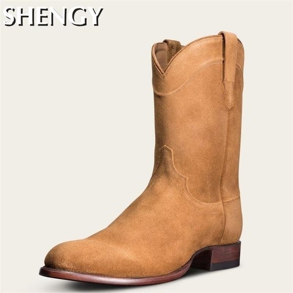 boots fashion autumn men calf shoes low heeled outdoor chelsea work warm non slip snow botas male safety 220926, Black
boots fashion autumn men calf shoes low heeled outdoor chelsea work warm non slip snow botas male safety 220926, Black