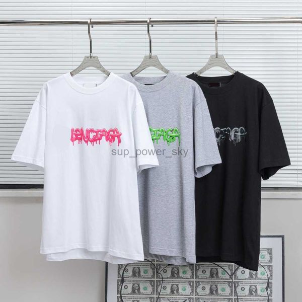 men's t-shirts 2022 balencaigass designer summer new paris flowing printing letters short sleeve t-shirt men women's lovers style, White;black
men's t-shirts 2022 balencaigass designer summer new paris flowing printing letters short sleeve t-shirt men women's lovers style, White;black