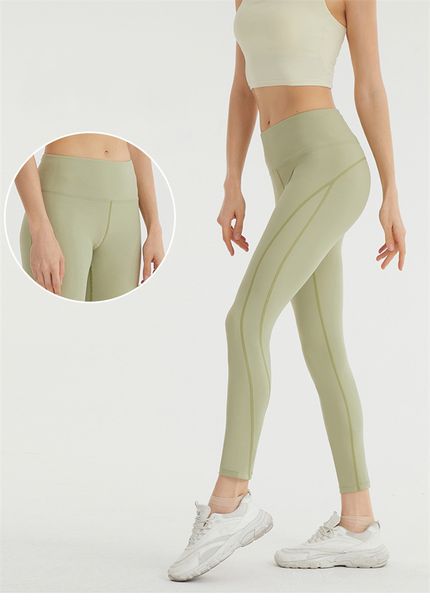 

ll women yoga ninth pants push fitness leggings soft high waist back pocket hip lift elastic casual jogging pants 7 colors l6215