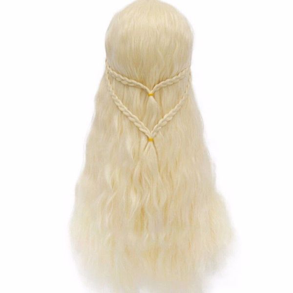 daenerys targaryen wig hair women masquerade cosplay full wigs, Black 
daenerys targaryen wig hair women masquerade cosplay full wigs, Black