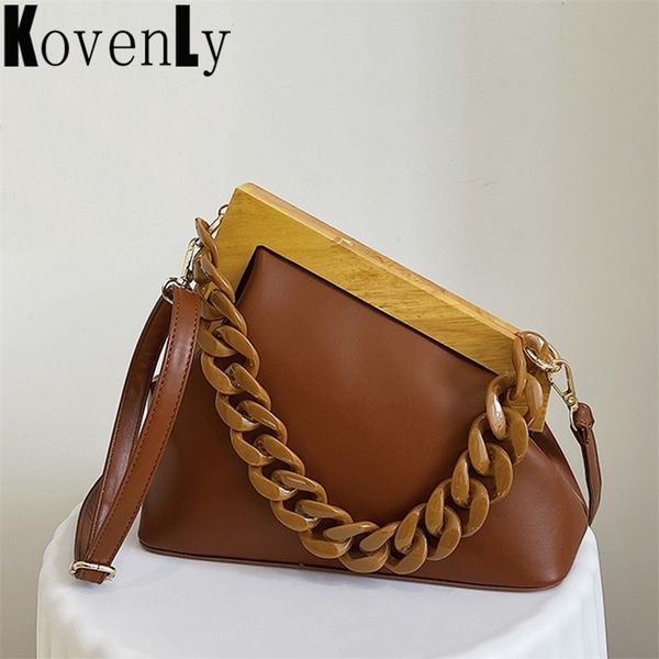 evening bags leather handbag luxury designer wooden clip handbags and purse woman pure color shoulder trendy clutch 220928
evening bags leather handbag luxury designer wooden clip handbags and purse woman pure color shoulder trendy clutch 220928