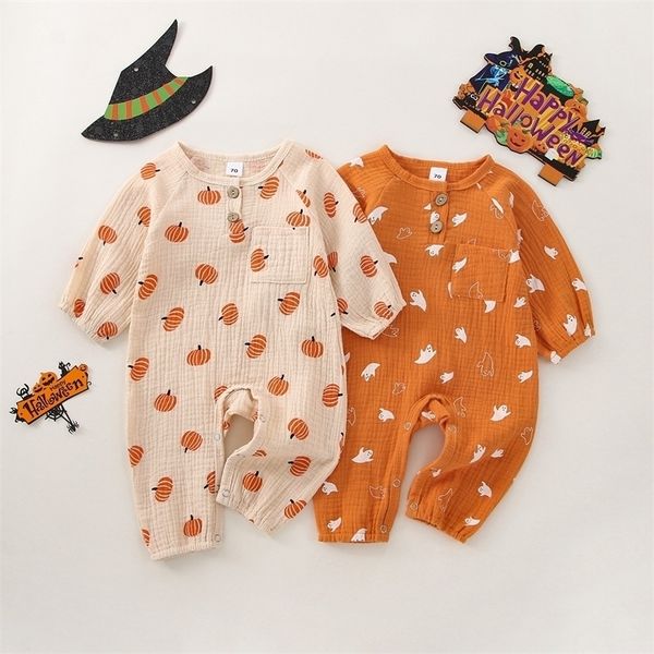 rompers halloween born baby boys girls rompers clothes cotton ghost pumpkin print long sleeve romper jumpsuits clothing 220928, Blue
rompers halloween born baby boys girls rompers clothes cotton ghost pumpkin print long sleeve romper jumpsuits clothing 220928, Blue