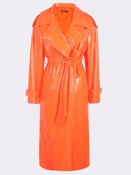 women's leather faux leather women s jackets nerazzurri autumn long loose white orange shiny reflective patent leather trench coat for, Black
women's leather faux leather women s jackets nerazzurri autumn long loose white orange shiny reflective patent leather trench coat for, Black