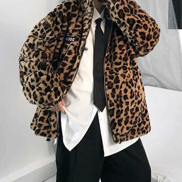 men's jackets 2021 fashio leopard jacket women men zipper hoodies hooded men's coat causal street outerwear loose windbreaker clot, Black;brown
men's jackets 2021 fashio leopard jacket women men zipper hoodies hooded men's coat causal street outerwear loose windbreaker clot, Black;brown