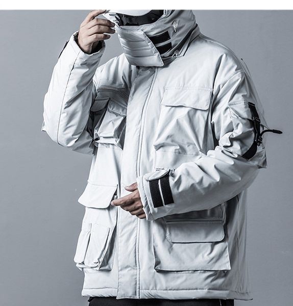 men hip hop streetwear loose jacket fleece polyester jacket detachable hat multi pockets winter coat, Black;brown
men hip hop streetwear loose jacket fleece polyester jacket detachable hat multi pockets winter coat, Black;brown