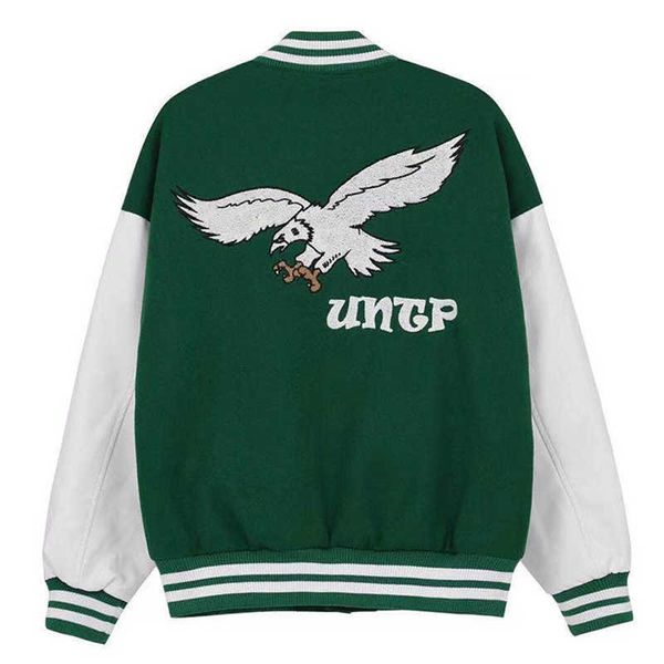 men's jackets hip hop harajuku streetwear jacket men patchwork eagle embroidery jacket 2021 autumn couple casual pockets bomber jacket, Black;brown
men's jackets hip hop harajuku streetwear jacket men patchwork eagle embroidery jacket 2021 autumn couple casual pockets bomber jacket, Black;brown