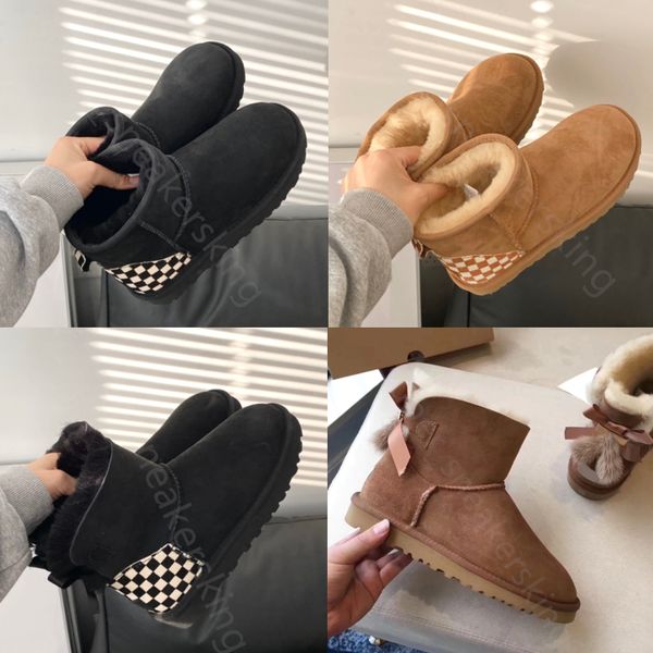 selling australia classic warm boots usa designer women's mini snow boot winter full fur fluffy ankle boots flat heels luxurious winter, Black
selling australia classic warm boots usa designer women's mini snow boot winter full fur fluffy ankle boots flat heels luxurious winter, Black