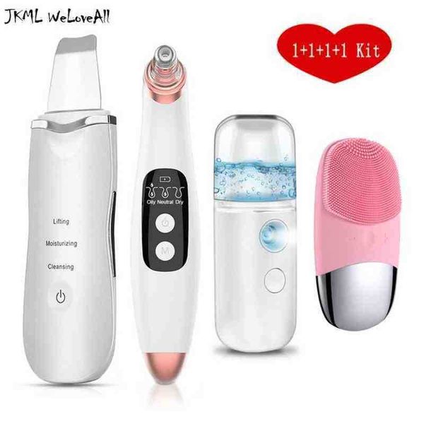 ultrasonic skin scrubber deep face cleaning machine peeling shovel facial pore cleaner blackhead removal nano spray moisturizing 220516
ultrasonic skin scrubber deep face cleaning machine peeling shovel facial pore cleaner blackhead removal nano spray moisturizing 220516