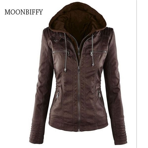 women's leather faux 7xl autumn winter jacket women casual basic coats ladies jackets waterproof windproof female streetwear 220928, Black
women's leather faux 7xl autumn winter jacket women casual basic coats ladies jackets waterproof windproof female streetwear 220928, Black