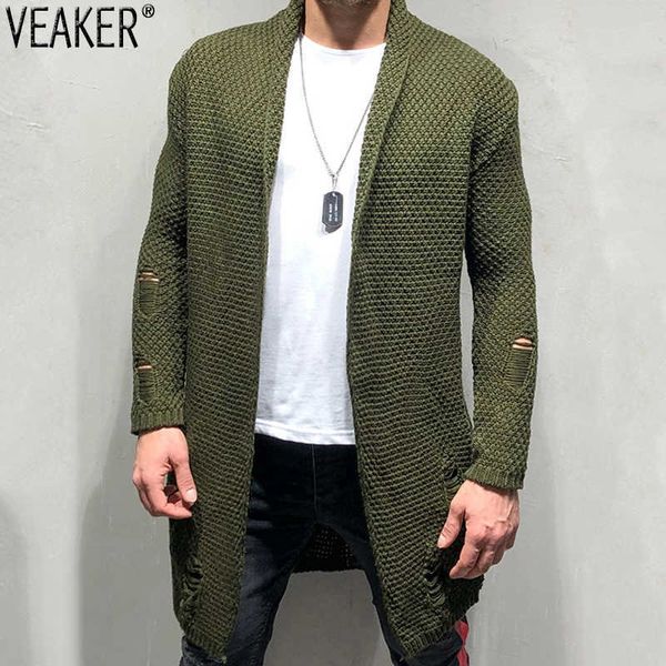 men's jackets 2021 new men's cardigan male high street slim fit long cardigans outerwear solid color knitted sweater coat 3xl t220, Black;brown
men's jackets 2021 new men's cardigan male high street slim fit long cardigans outerwear solid color knitted sweater coat 3xl t220, Black;brown