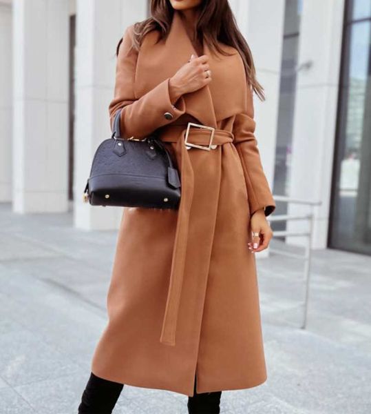 trench coats casual autumn winter women wool blends coats solid color turn-down collar open stitch long sleeve belt office lady long coats y, Tan;black
trench coats casual autumn winter women wool blends coats solid color turn-down collar open stitch long sleeve belt office lady long coats y, Tan;black