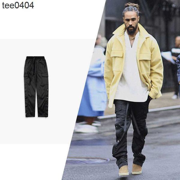 essential pants high street same style for stars same style trousers with side velcro buckle pants casual overalls, Black
essential pants high street same style for stars same style trousers with side velcro buckle pants casual overalls, Black