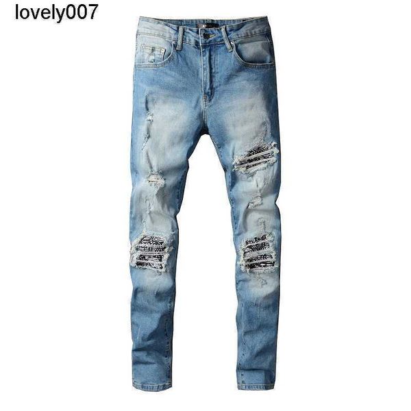 designer men's jeans fashion trendy men's amirs pocket cashew flower slim fitting jeans men's, Blue
designer men's jeans fashion trendy men's amirs pocket cashew flower slim fitting jeans men's, Blue