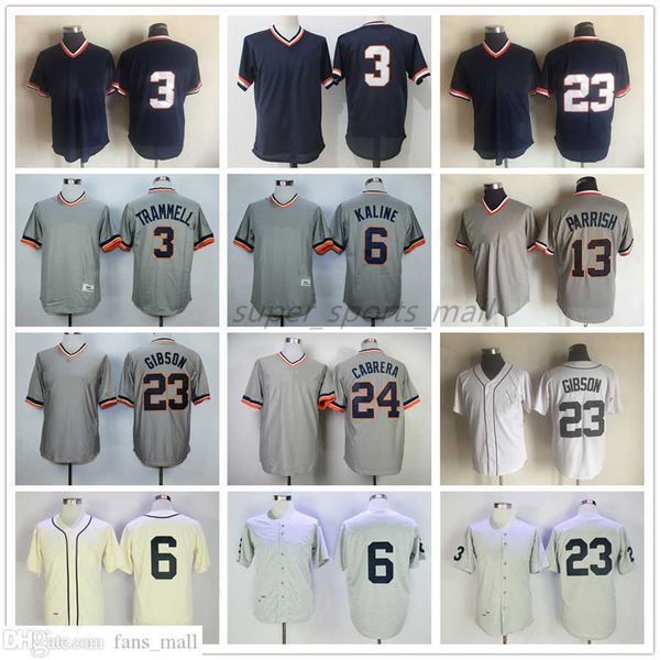 man women youth mitchell and ness baseball jersey vintage 23 kirk gibson 3 alan trammell 6 al kaline beige 13 lance parrish 24 miguel cabrer, Blue;black
man women youth mitchell and ness baseball jersey vintage 23 kirk gibson 3 alan trammell 6 al kaline beige 13 lance parrish 24 miguel cabrer, Blue;black