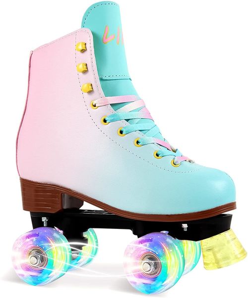 ice skates liku quad roller for girl and women with all wheel light up indoor outdoor lace up fun illuminating skate kid 220928
ice skates liku quad roller for girl and women with all wheel light up indoor outdoor lace up fun illuminating skate kid 220928