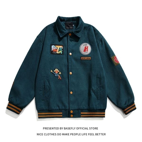 men's jackets retro vintage green embroidery men baseball bomber jacket women varsity university coat college couple student chic 22092, Black;brown
men's jackets retro vintage green embroidery men baseball bomber jacket women varsity university coat college couple student chic 22092, Black;brown
