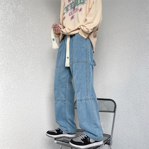 men's jeans spring braided rope fashion loose straight casual jean pants cowboy mens streetwear trend trousers 220927, Blue
men's jeans spring braided rope fashion loose straight casual jean pants cowboy mens streetwear trend trousers 220927, Blue