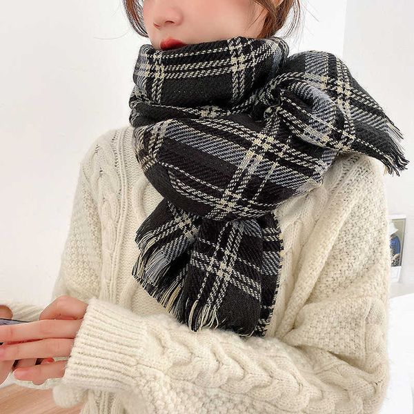 scarves autumn winter high quallty cashmere scarf warm shawl wraps women double plaid pashmina scarves long tassel shawl female foulard g220, Blue;gray
scarves autumn winter high quallty cashmere scarf warm shawl wraps women double plaid pashmina scarves long tassel shawl female foulard g220, Blue;gray