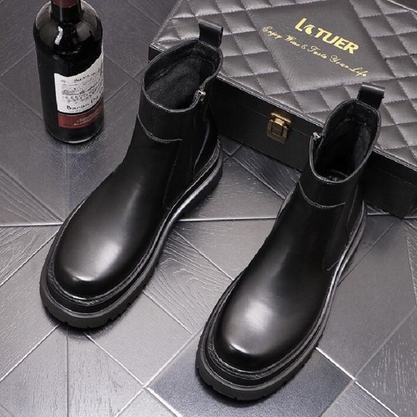 mens fashion party nightclub dress chelsea boots black white shoes high cowboy boot handsome original leather platform boots dh4
mens fashion party nightclub dress chelsea boots black white shoes high cowboy boot handsome original leather platform boots dh4
