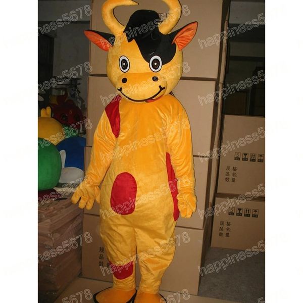 performance cute cow mascot costumes cartoon character dress suits carnival adults size christmas birthday party halloween outdoor outfit su, Red;yellow
performance cute cow mascot costumes cartoon character dress suits carnival adults size christmas birthday party halloween outdoor outfit su, Red;yellow