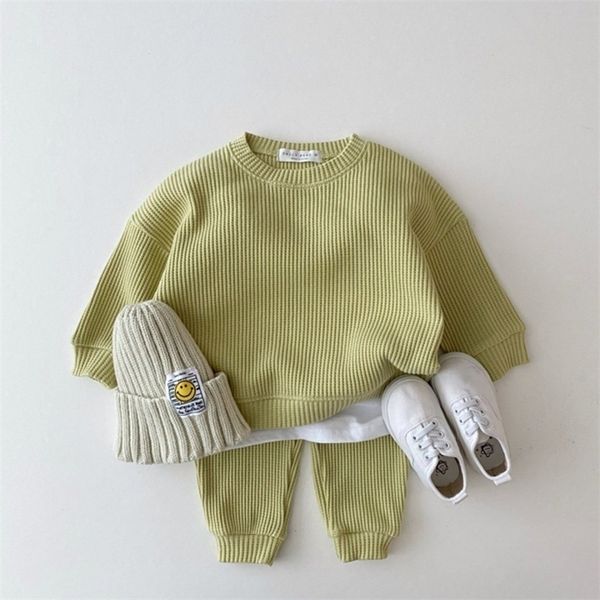 clothing sets korean baby cotton kintting clothing sets kids boys girls spring autumn loose tracksuit pullovers pants 2pcs sets clothes 2209, White
clothing sets korean baby cotton kintting clothing sets kids boys girls spring autumn loose tracksuit pullovers pants 2pcs sets clothes 2209, White