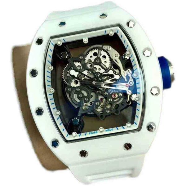 watches wristwatch luxury richa milles designer men's fully automatic mechanical watch ceramic hollow out personalized adhesive, Slivery;brown
watches wristwatch luxury richa milles designer men's fully automatic mechanical watch ceramic hollow out personalized adhesive, Slivery;brown