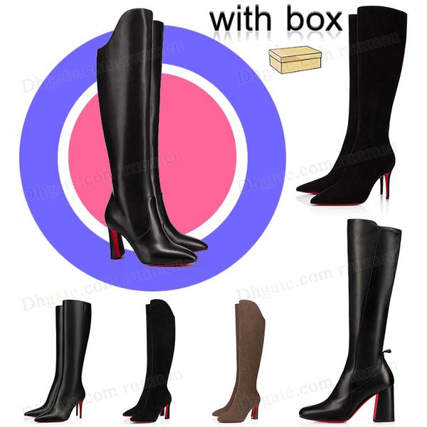 designer womens boot high heels winter over the knee suede thin heel overknee boots triple black mude chestnut with box ladies fashion snow
designer womens boot high heels winter over the knee suede thin heel overknee boots triple black mude chestnut with box ladies fashion snow
