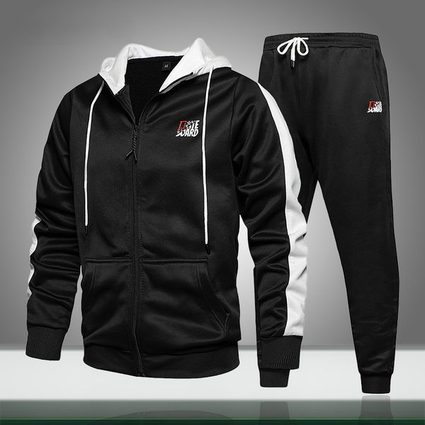 tracksuit men casual sets fleece hooded letter printing 2022 spring mens hoodies sets zipper jackets pants street sports suit, Gray
tracksuit men casual sets fleece hooded letter printing 2022 spring mens hoodies sets zipper jackets pants street sports suit, Gray