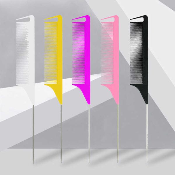 styling pointed-tail combs fine-tooth comb metal pin anti-static plastic comb salon stylings hairdressing tools vtm tb1990, Silver
styling pointed-tail combs fine-tooth comb metal pin anti-static plastic comb salon stylings hairdressing tools vtm tb1990, Silver