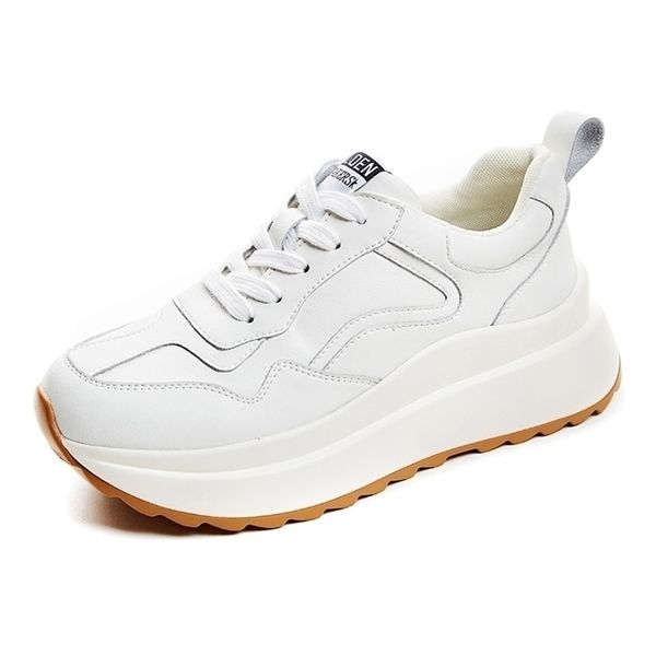 dress shoes genuine leather casual sneakers women's spring chunky platform comfortable female running luxury fashion 220926, Black
dress shoes genuine leather casual sneakers women's spring chunky platform comfortable female running luxury fashion 220926, Black