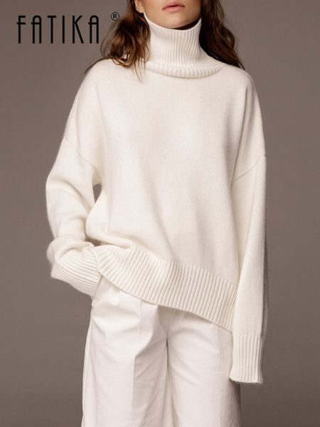 women's knits tees fatika women turtleneck sweater female pullovers vintage warm jumper basic knitted autumn winter lazy oaf 220928, White
women's knits tees fatika women turtleneck sweater female pullovers vintage warm jumper basic knitted autumn winter lazy oaf 220928, White