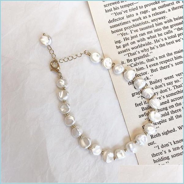 beaded strands wholesale freshwater baroque pearl bracelet for women 8-10mm white bracelets adjustable fashion jewelry xmas new year dhxwp, Black
beaded strands wholesale freshwater baroque pearl bracelet for women 8-10mm white bracelets adjustable fashion jewelry xmas new year dhxwp, Black
