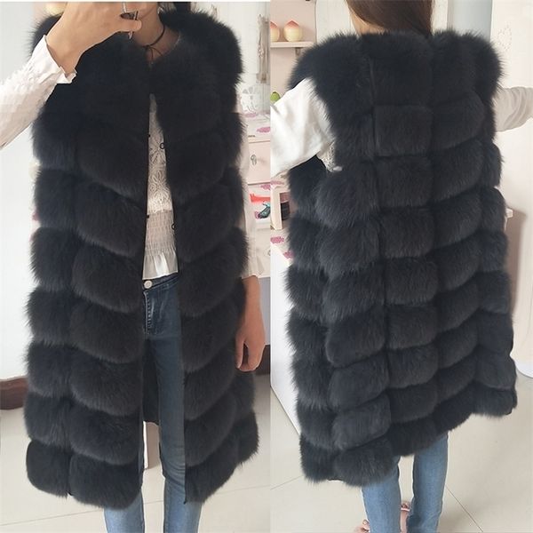 women's fur faux natural real vest coat for jacket female coats waistcoat long s 220928, Black
women's fur faux natural real vest coat for jacket female coats waistcoat long s 220928, Black