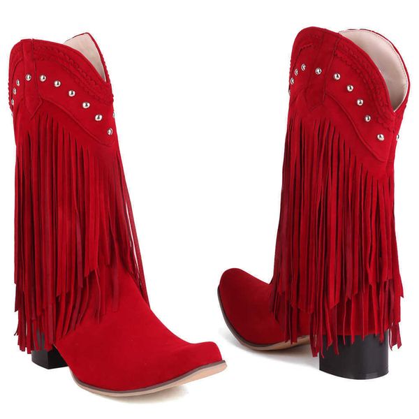 boots bonjomarisa cowboy western fringe stacked heels wide kuit retro riding briefs on casual leisure autumn shoes 220901, Black
boots bonjomarisa cowboy western fringe stacked heels wide kuit retro riding briefs on casual leisure autumn shoes 220901, Black
