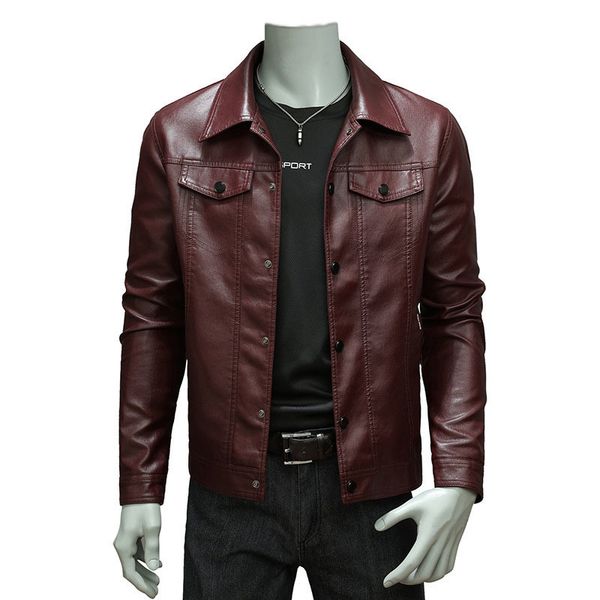 men's leather faux mcikkny biker jackets turn down collar motorcycle outwear coats for male sizem4xl 220927, Black
men's leather faux mcikkny biker jackets turn down collar motorcycle outwear coats for male sizem4xl 220927, Black