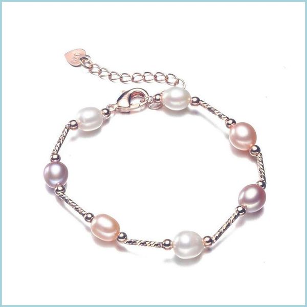 beaded strands wholesale jewelry natural freshwater pearl bracelet for women 3 color oval wedding handmade christmas gift drop deliv dhku3, Black
beaded strands wholesale jewelry natural freshwater pearl bracelet for women 3 color oval wedding handmade christmas gift drop deliv dhku3, Black